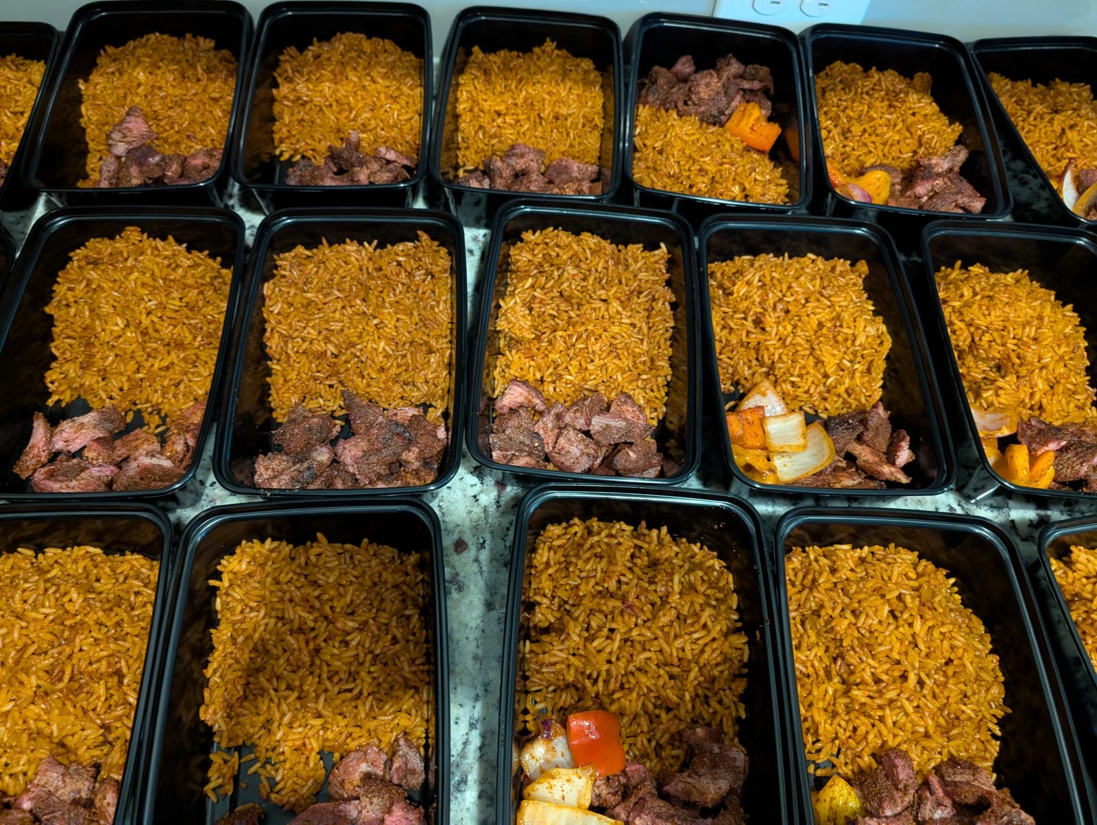 NaijaElite Cuisine catering spread